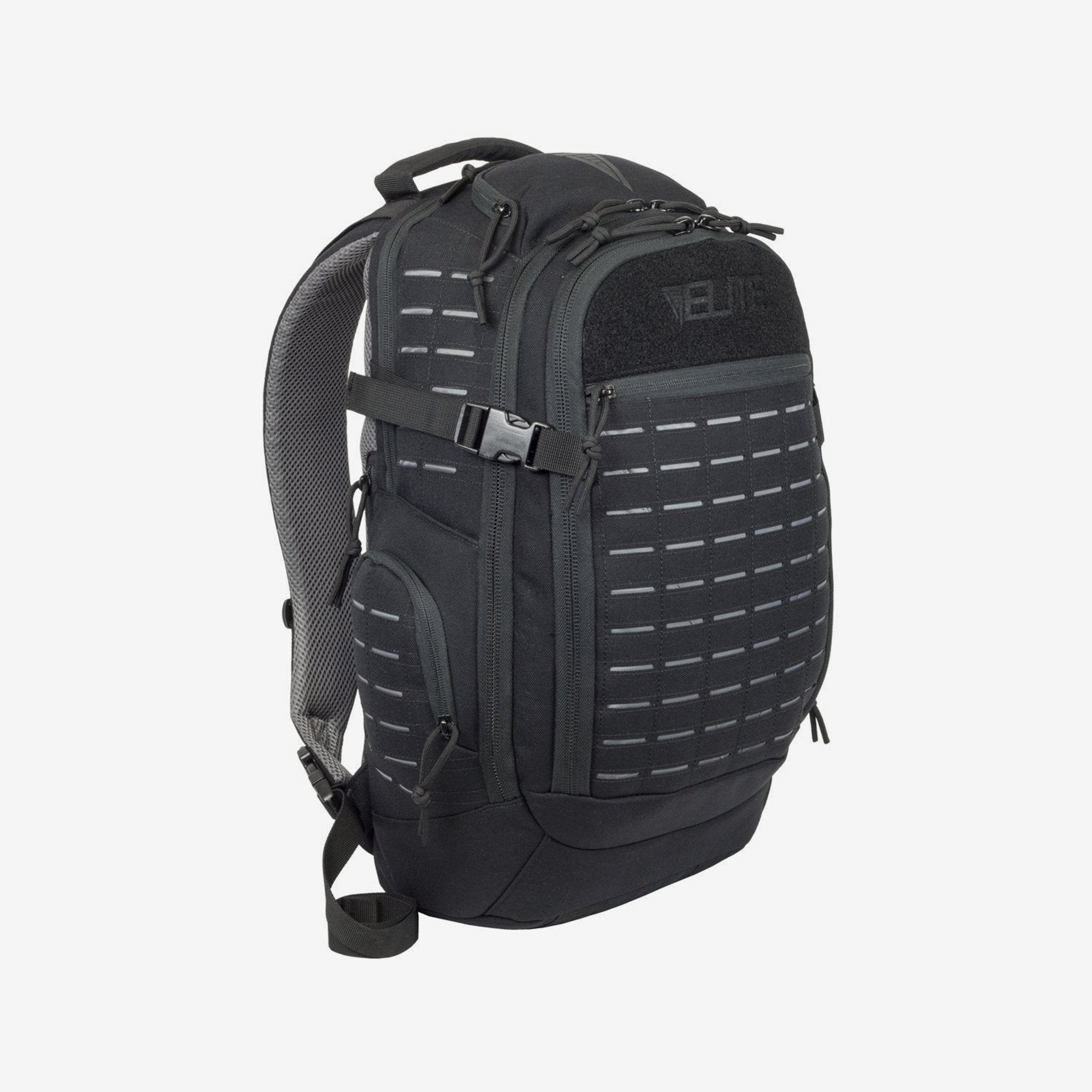 Elite Survival Systems Guardian EDC Backpack 25L in a sleek design, featuring multiple compartments and adjustable straps.