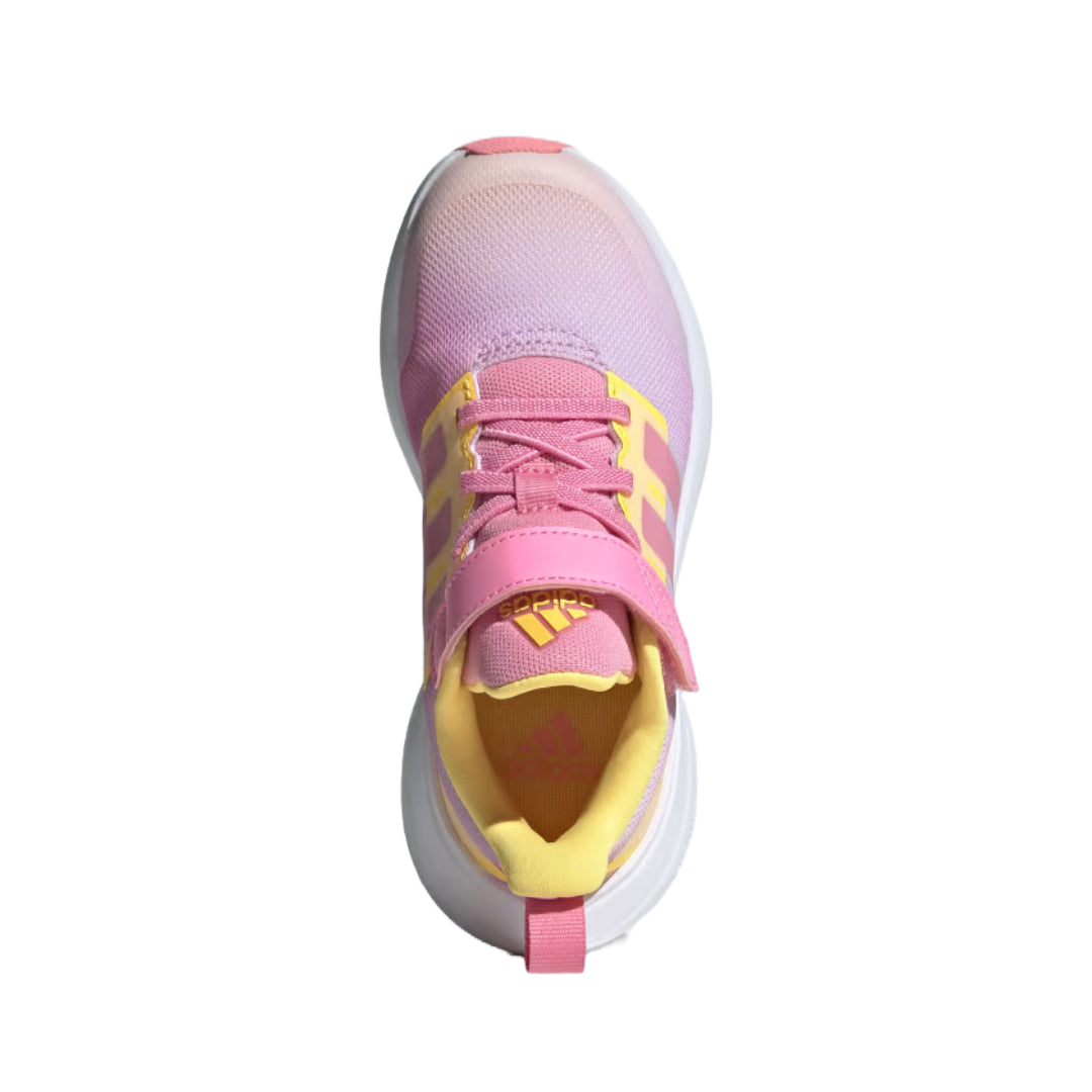 adidas Kid's FortaRun 2.0 elastic lace shoes in various colors, featuring sporty design and comfortable fit for active children