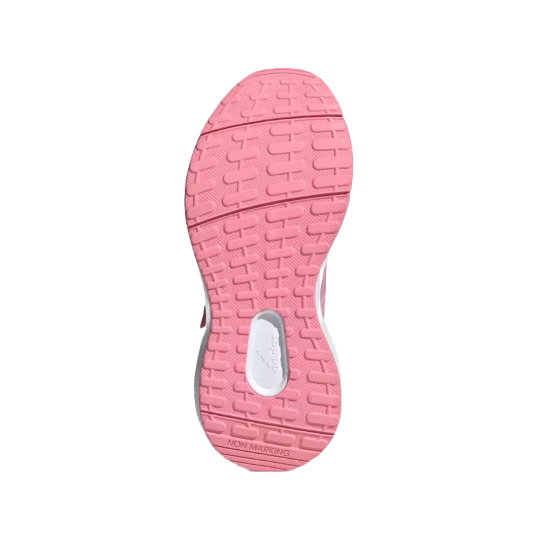 adidas Kid's FortaRun 2.0 elastic lace shoes in various colors, featuring breathable mesh and flexible soles for kids' comfort