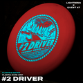 Gotta Go Gotta Throw Lightning Sure Grip #2 Driver fairway golf disc with textured surface and bold branding design.