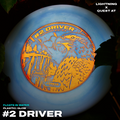 Lightning Loonar Glow #2 Driver golf disc by Lightning Golf Discs with a luminous, glow-in-the-dark design for fairway driving.