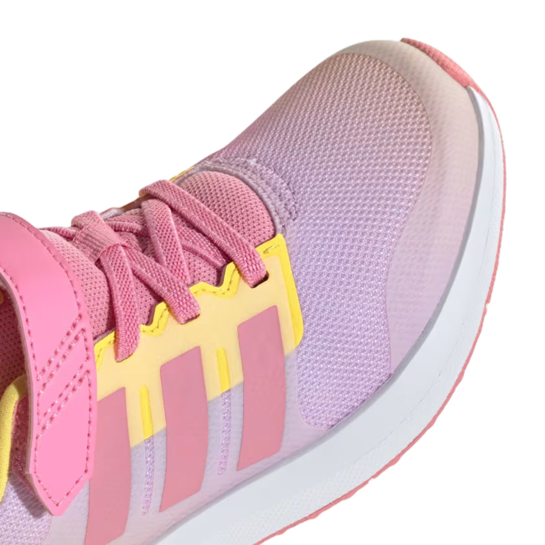 adidas Kid's FortaRun 2.0 elastic lace shoes in various colors, featuring sporty design and comfortable fit for children.