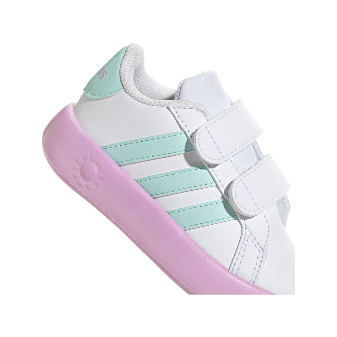 Runwalk adidas Infante Grand Court 2.0 sneakers in various colors, showcasing the stylish design and comfortable fit.