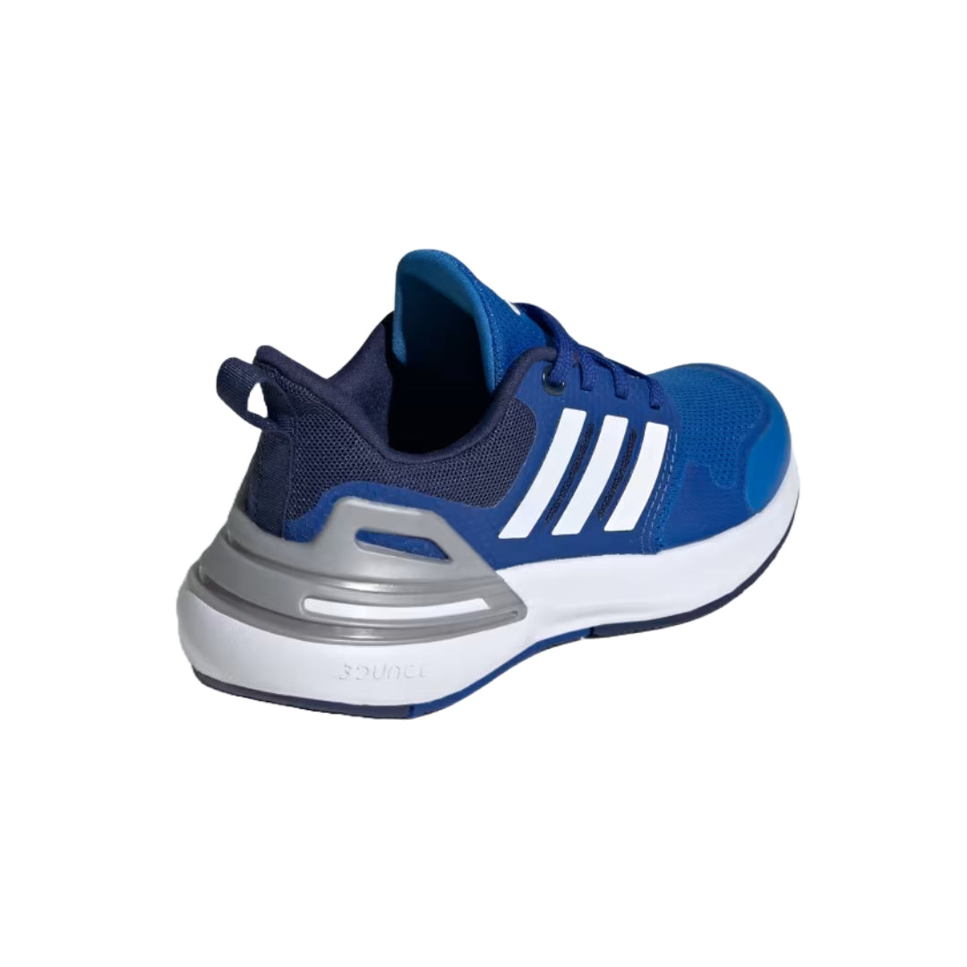 Runwalk adidas Kid's RapidaSport shoes in vibrant colors, featuring breathable mesh uppers and lightweight cushioning for active kids.