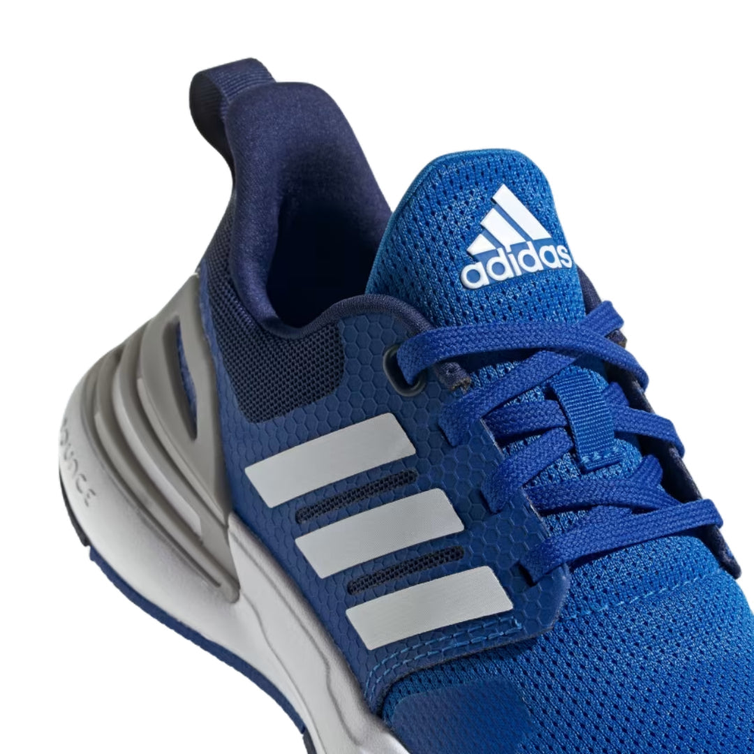 Runwalk adidas Kid's RapidaSport shoes in vibrant colors, featuring sporty design and comfortable fit for active kids.