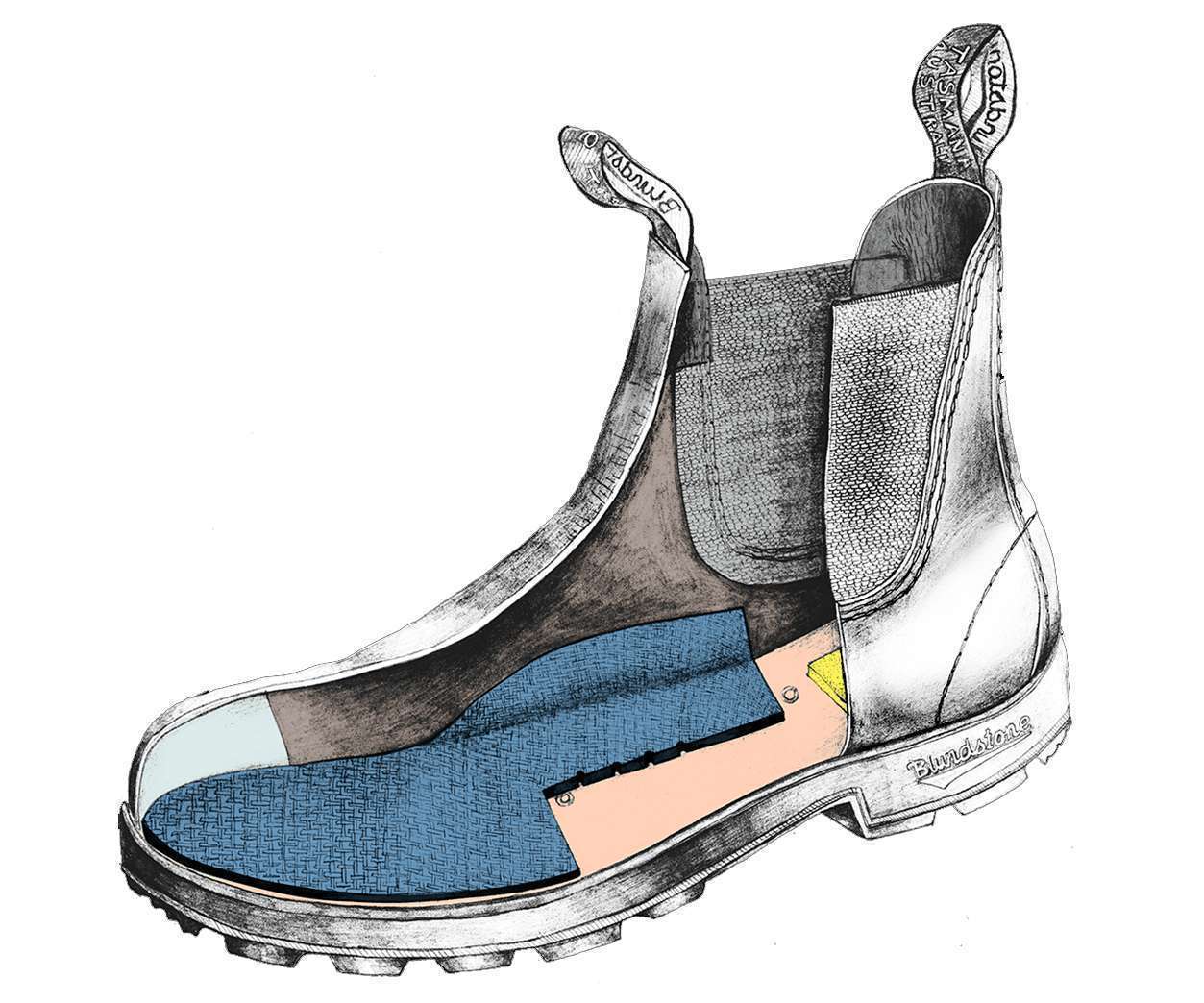 Blundstone 1910 MEN'S ORIGINALS SUEDE BOOTS - STEEL GREY - OVERLANDERS Outfitter
