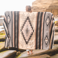 Brown Wool Mexican Blanket - OVERLANDERS Outfitter