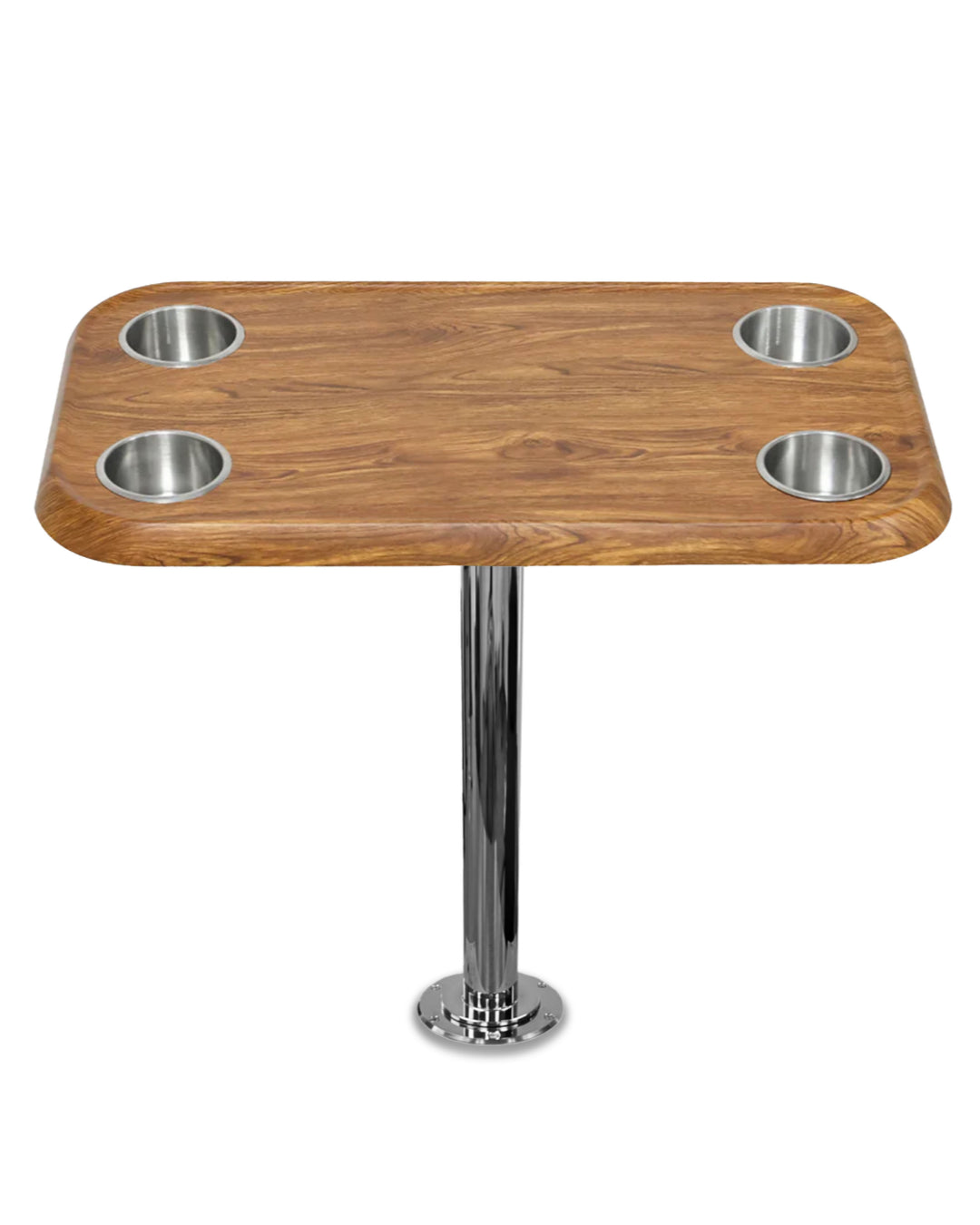 RV Side Tables | RV End Tables - Table Set - 6" Flush Mount Floor Plate / Anti Wobble, Cocktail Design (6 colors) - OVERLANDERS Outfitter