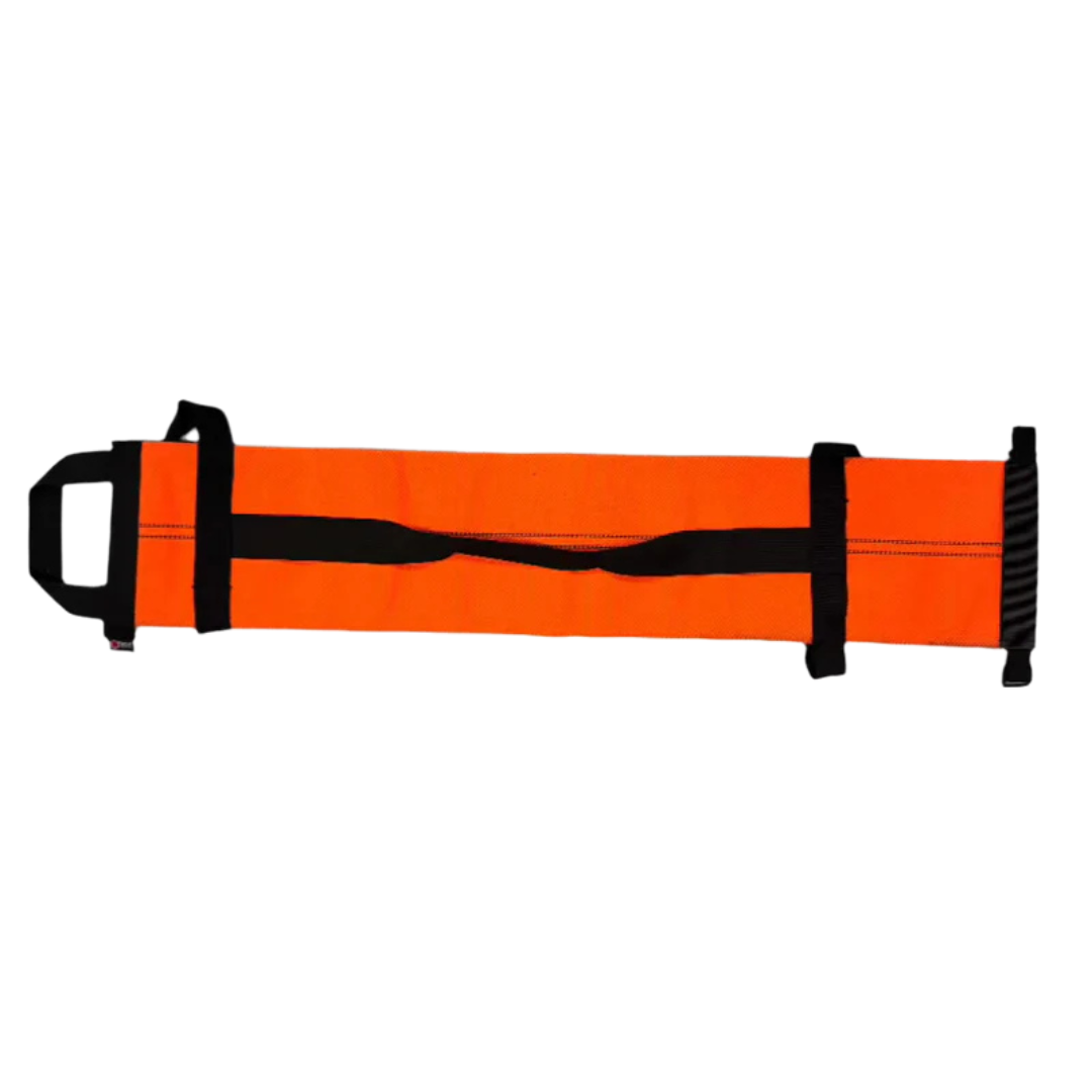 Recycled Firefighter Blaze Builder Workout Battle Bag with durable handles and multiple compartments for fitness gear storage.