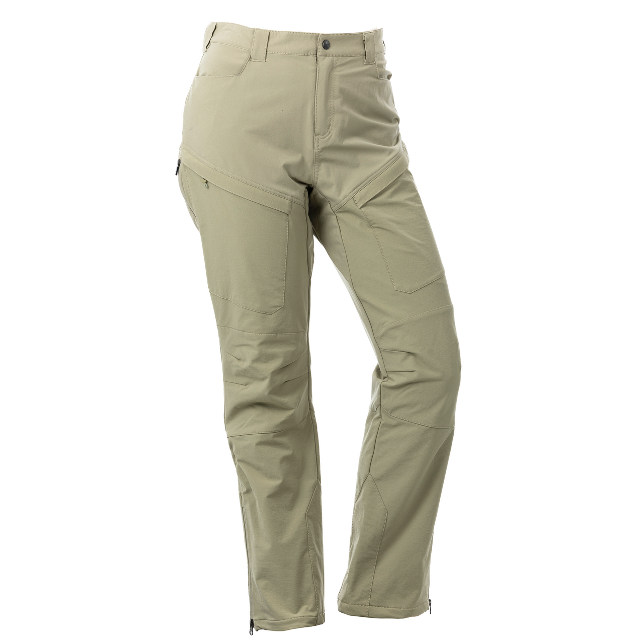 Dark green Kortni Upland Pant by DSG OUTERWEAR, featuring a relaxed fit and outdoor-ready design, shown on a model.