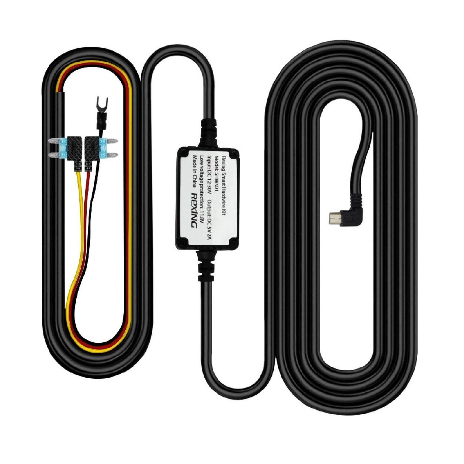 Rexing Smart Hardwire Kit Mini-USB Port for All Rexing Supercapacitor Models - We The Collective