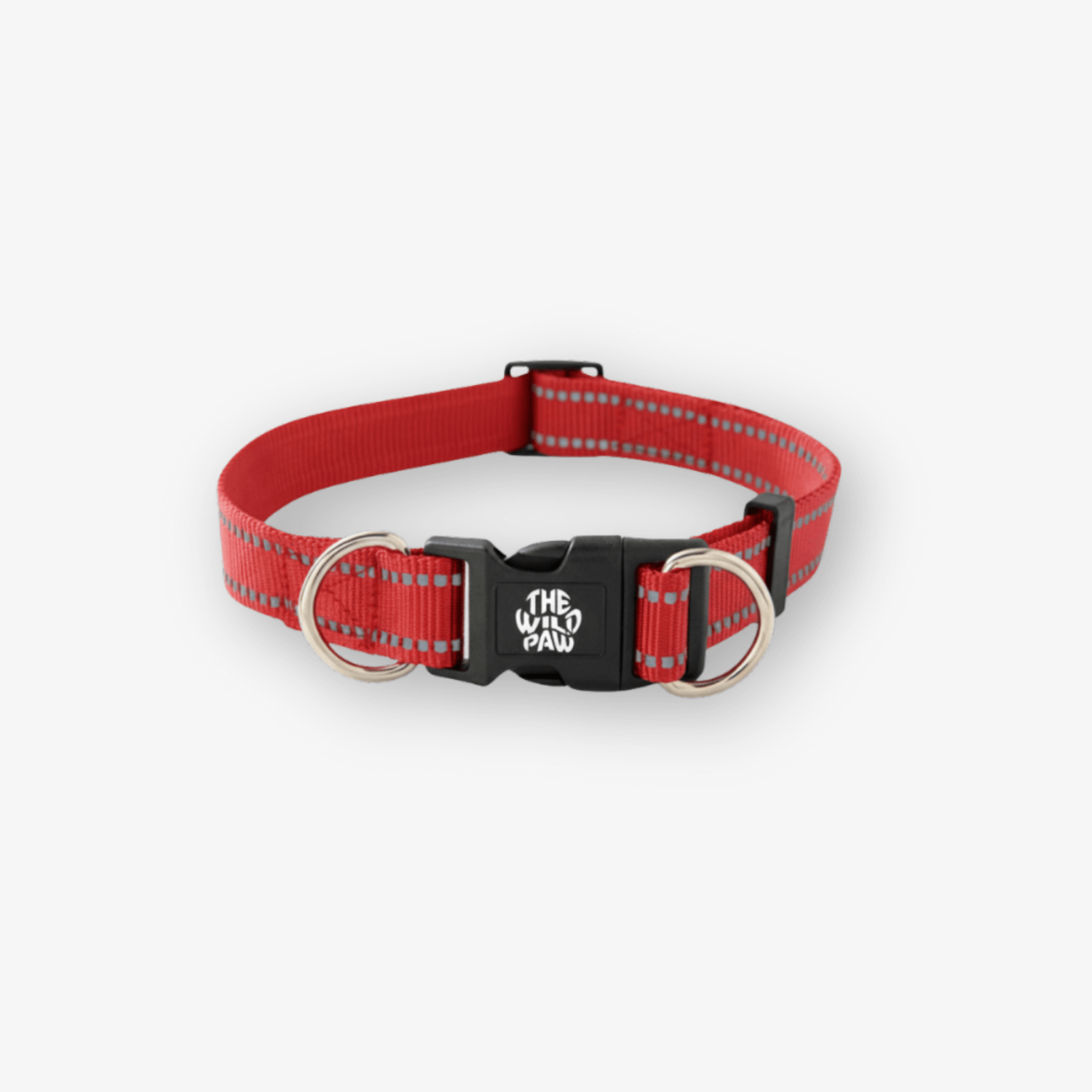 The Wild Paw Surge Collar featuring a sturdy, adjustable collar with a sleek design and durable hardware for pets.