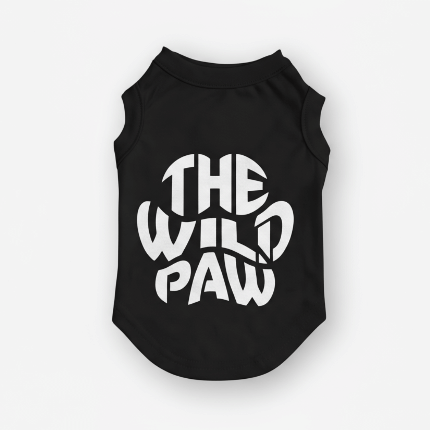 The Wild Paw Ridge Runner Tank tee featuring a comfortable fit and stylish design, shown in a close-up view.