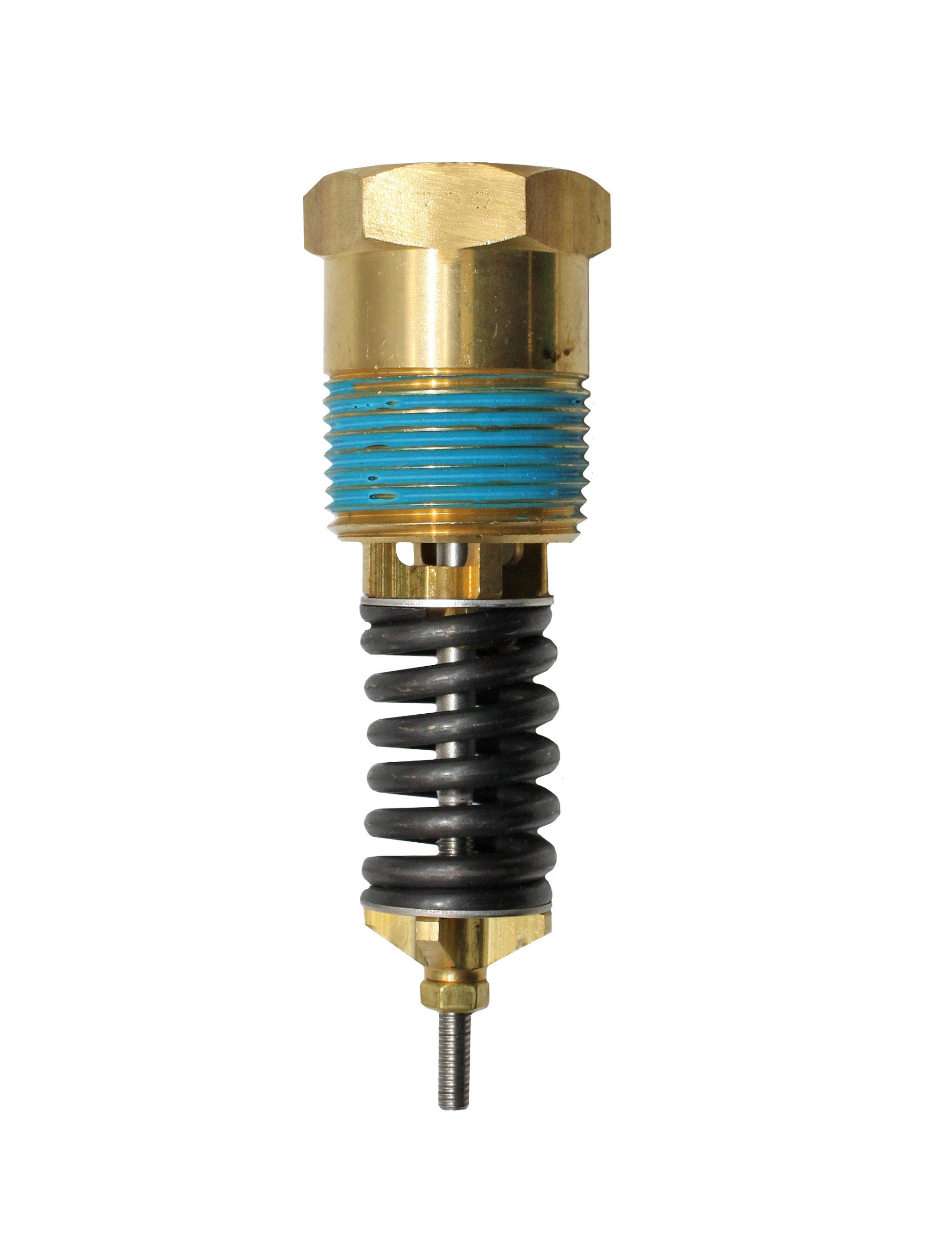 Flame King pressure relief valve for 239LB and 420LB refrigerant recovery tanks with 3/4" MPT fitting and 400 PSI capacity.
