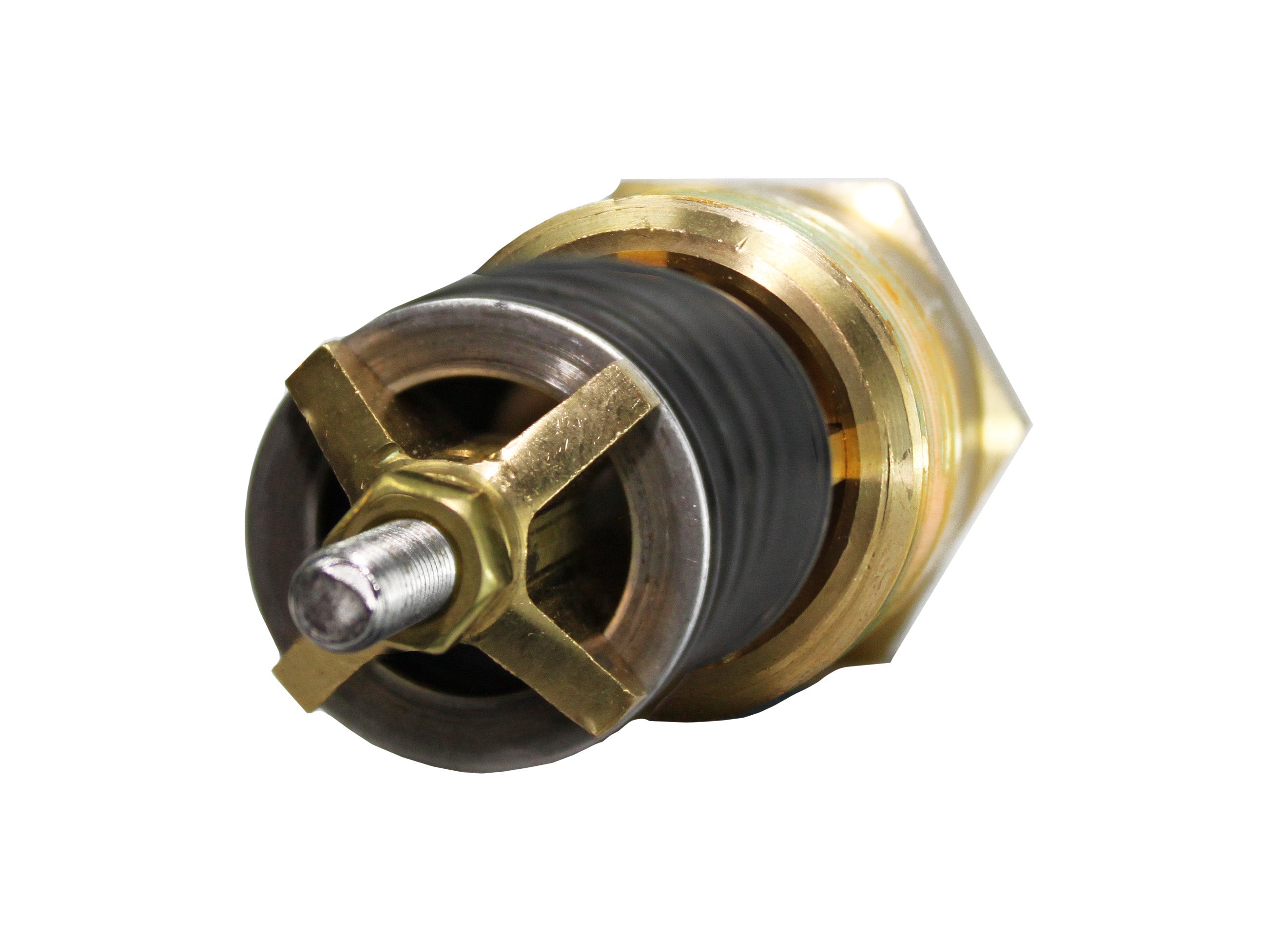 Flame King pressure relief valve for 239lb and 420lb refrigerant tanks with 3/4" MPT fitting, rated for 400 PSI.