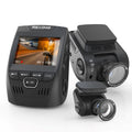 Rexing V1P SE 4K dual channel car dash cam with GPS and Wi-Fi, featuring a sleek design and bonus CPL filters.