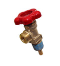 Flame King propane refrigerant tank liquid valve for 239lb and 420lb tanks, propane accessories, metal valve with fittings
