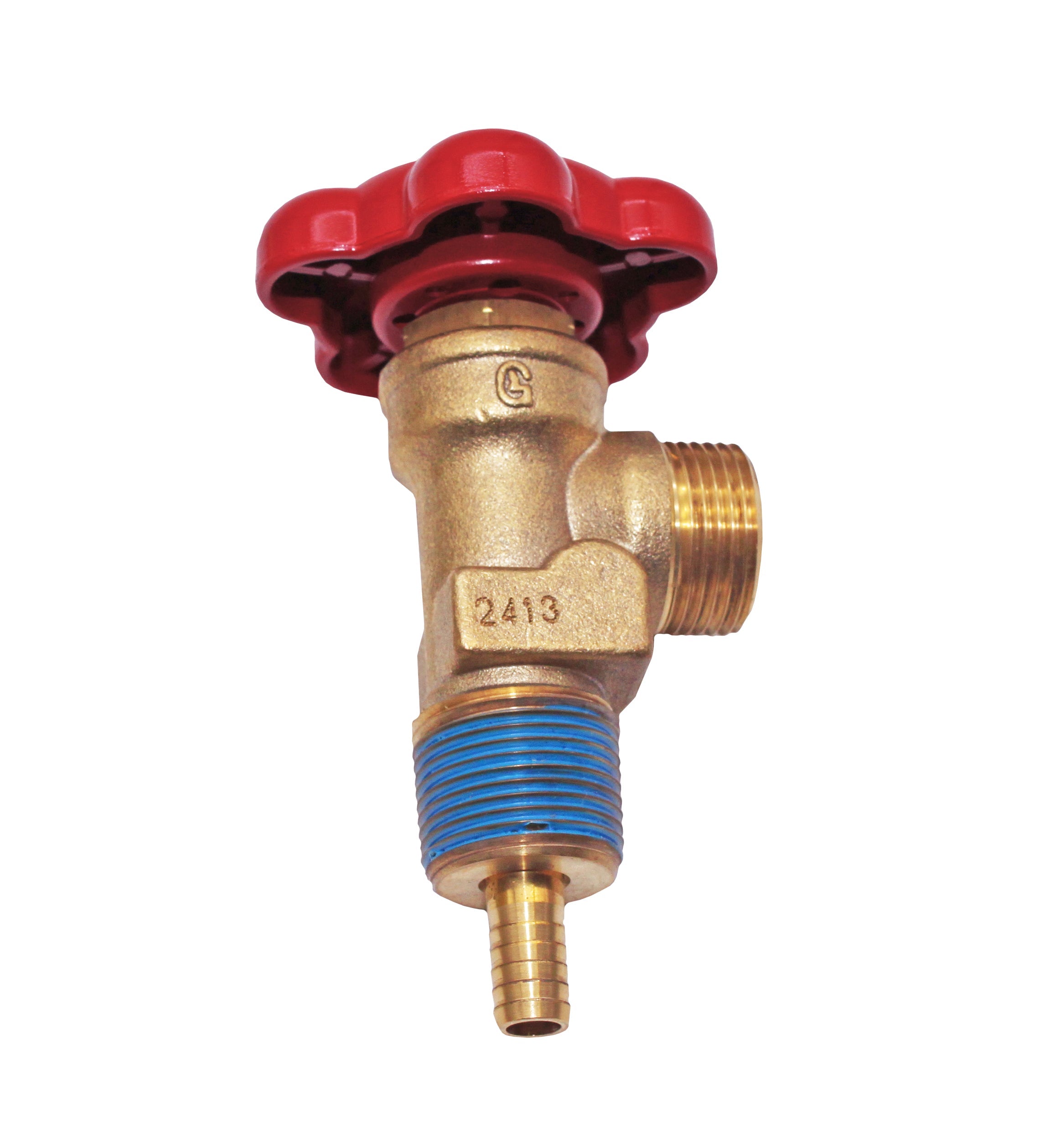 Flame King propane refrigerant tank liquid valve for 239lb and 420lb tanks, part of Flame King Products propane accessories collection.