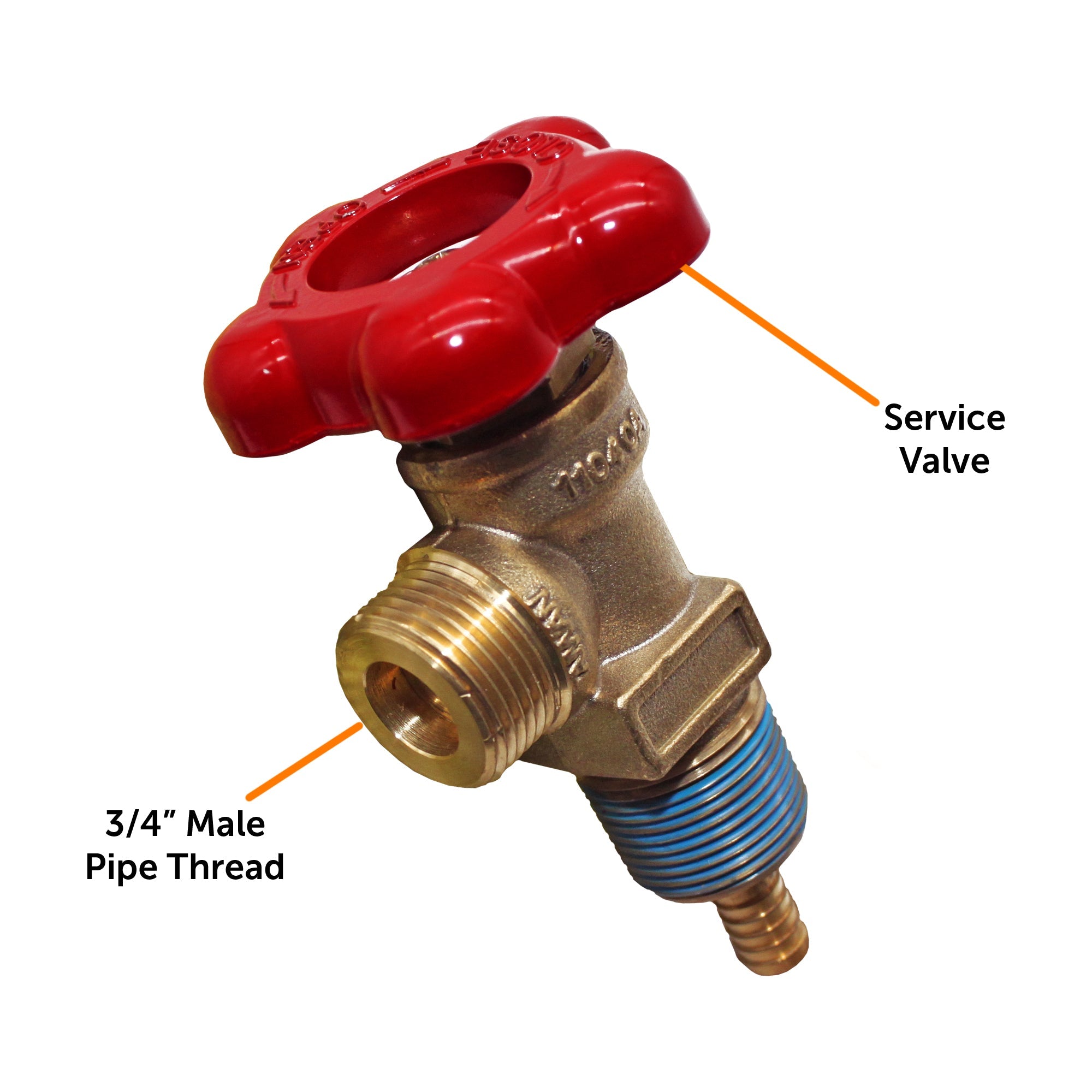 Flame King propane refrigerant tank liquid valve for 239lb and 420lb tanks, part of Flame King Products propane accessories.