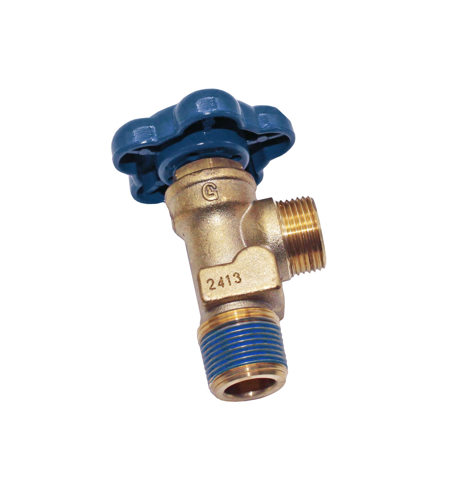 Flame King propane refrigerant tank vapor valve for 239lb and 420lb tanks, used as a propane accessory.