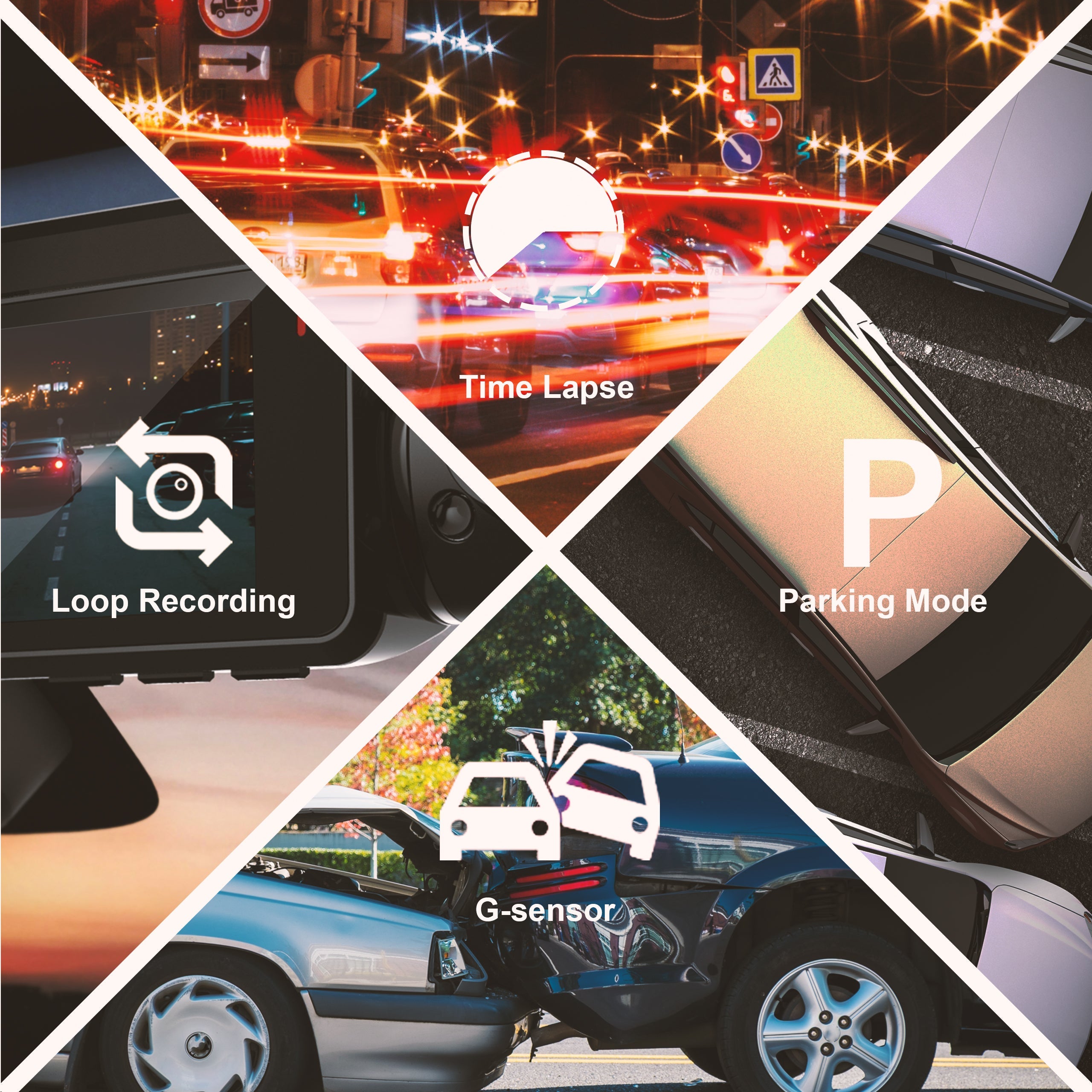 Rexing V3C Dual Camera Front and Inside Cabin Full HD 1080p Dash Cam with WiFi - We The Collective