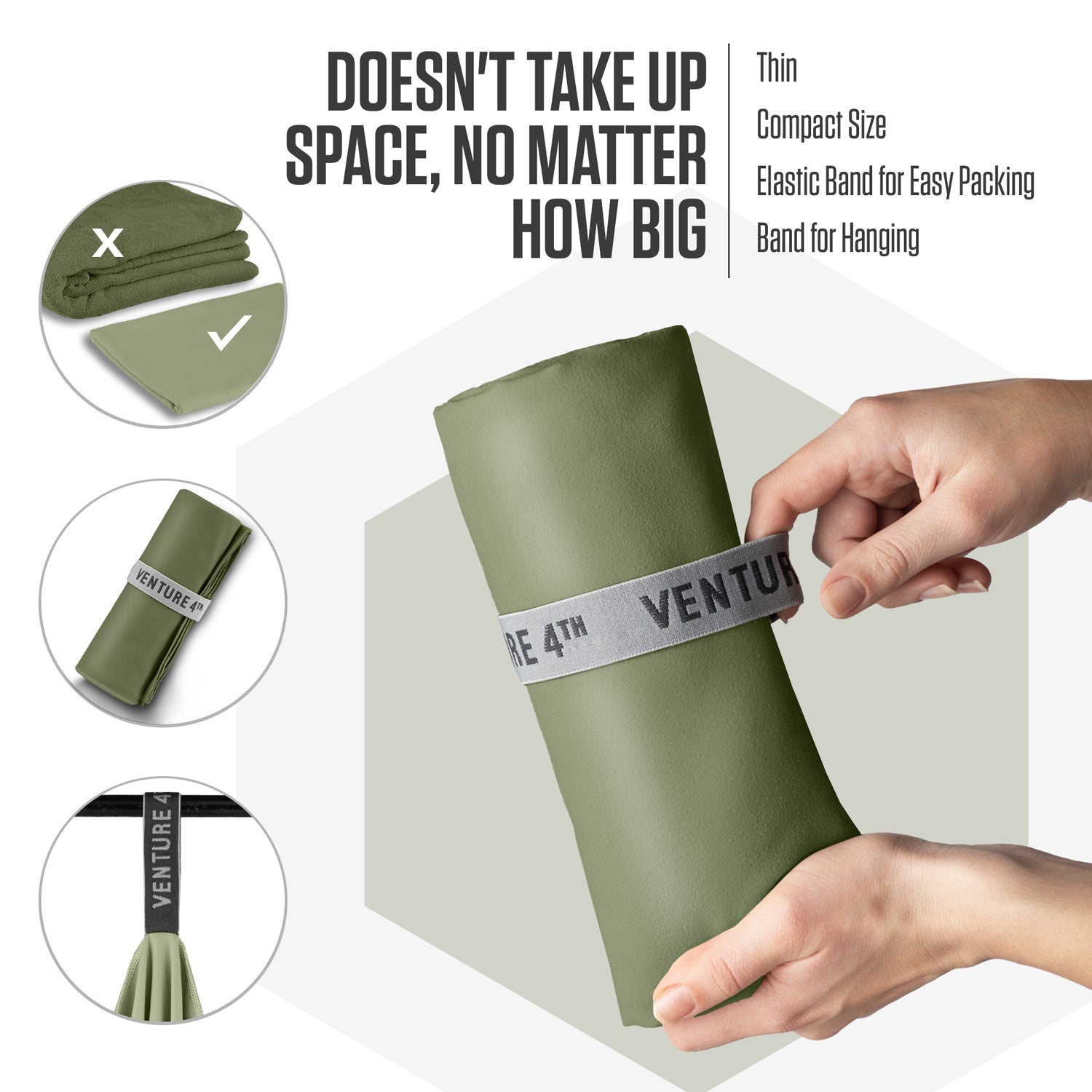Microfiber Quick Dry Travel Towel - We The Collective