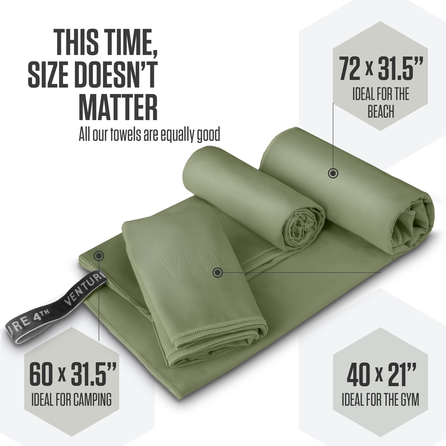 Microfiber Quick Dry Travel Towel - We The Collective