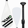 White Vamo Life Utility Adjustable Paddle with ergonomic handle, designed for versatile outdoor use.