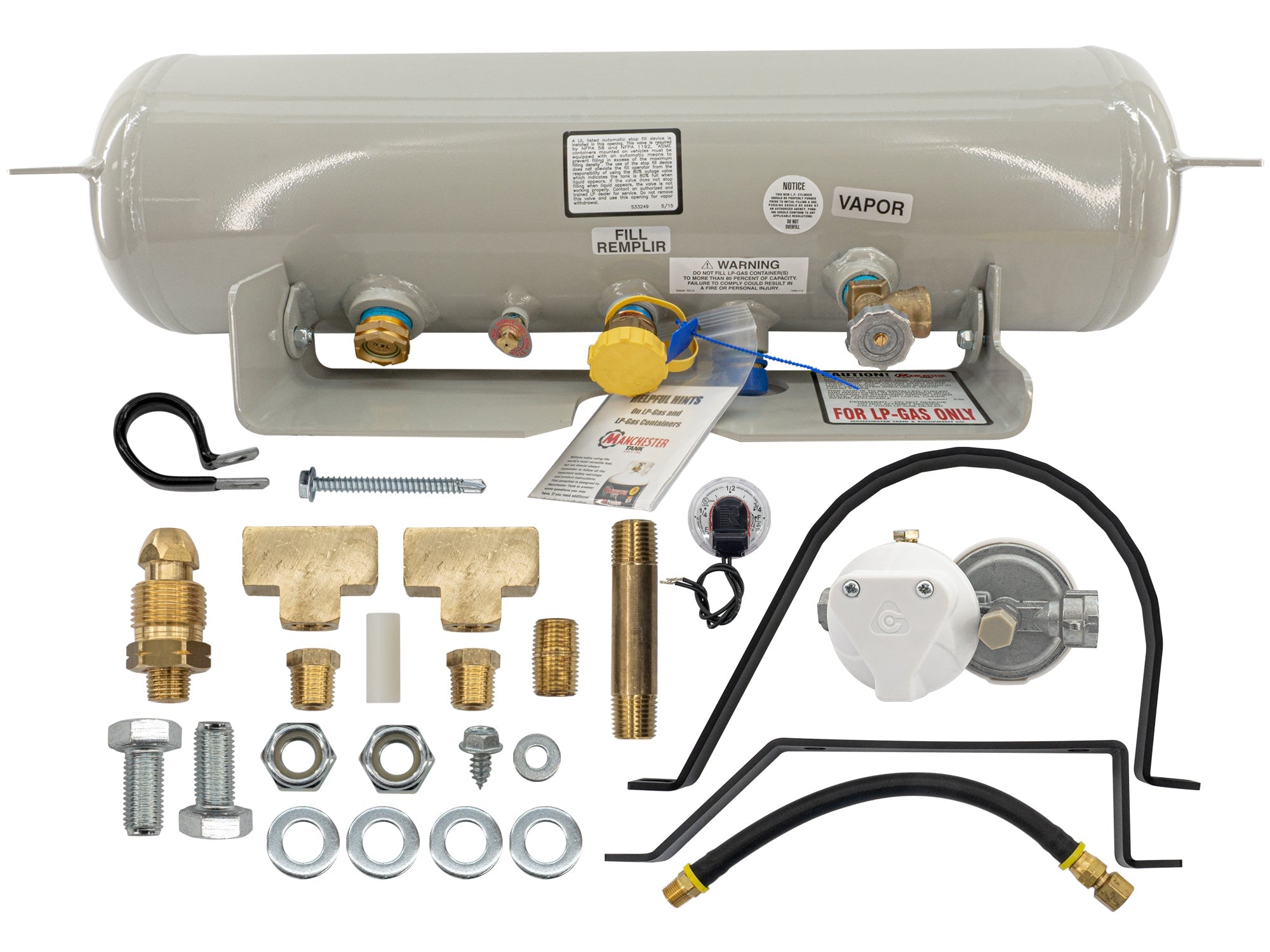 Larger Capacity LP Tank w/Level Indicator - OVERLANDERS Outfitter
