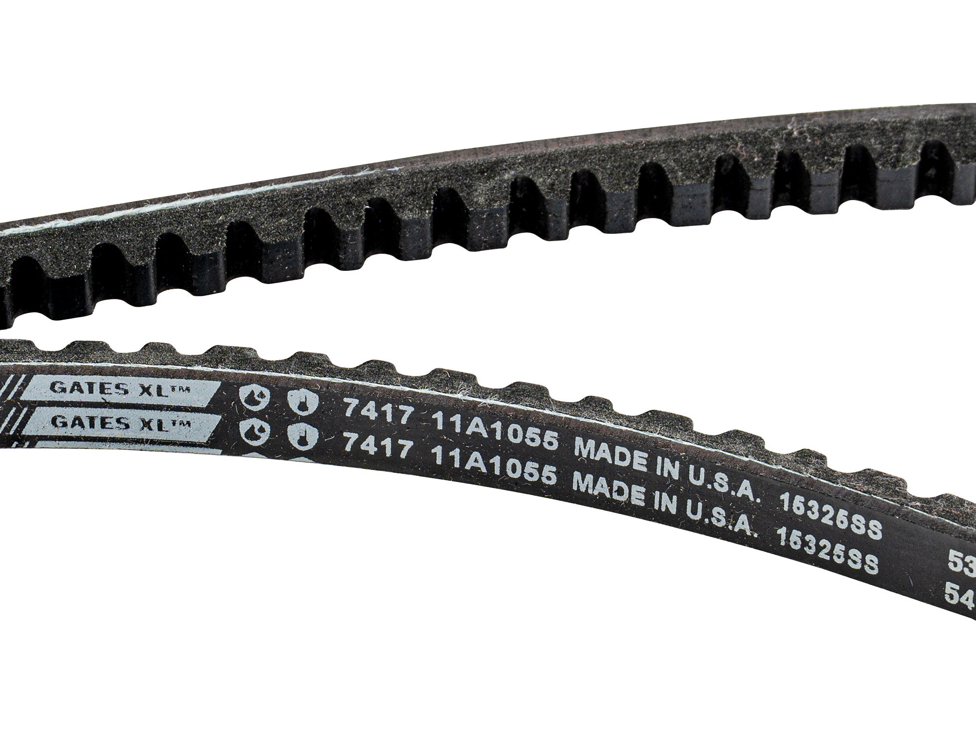 GoWesty Power Steering V-Belt for Vanagon, close-up view of the unclassified V-belt showing detailed texture and branding.