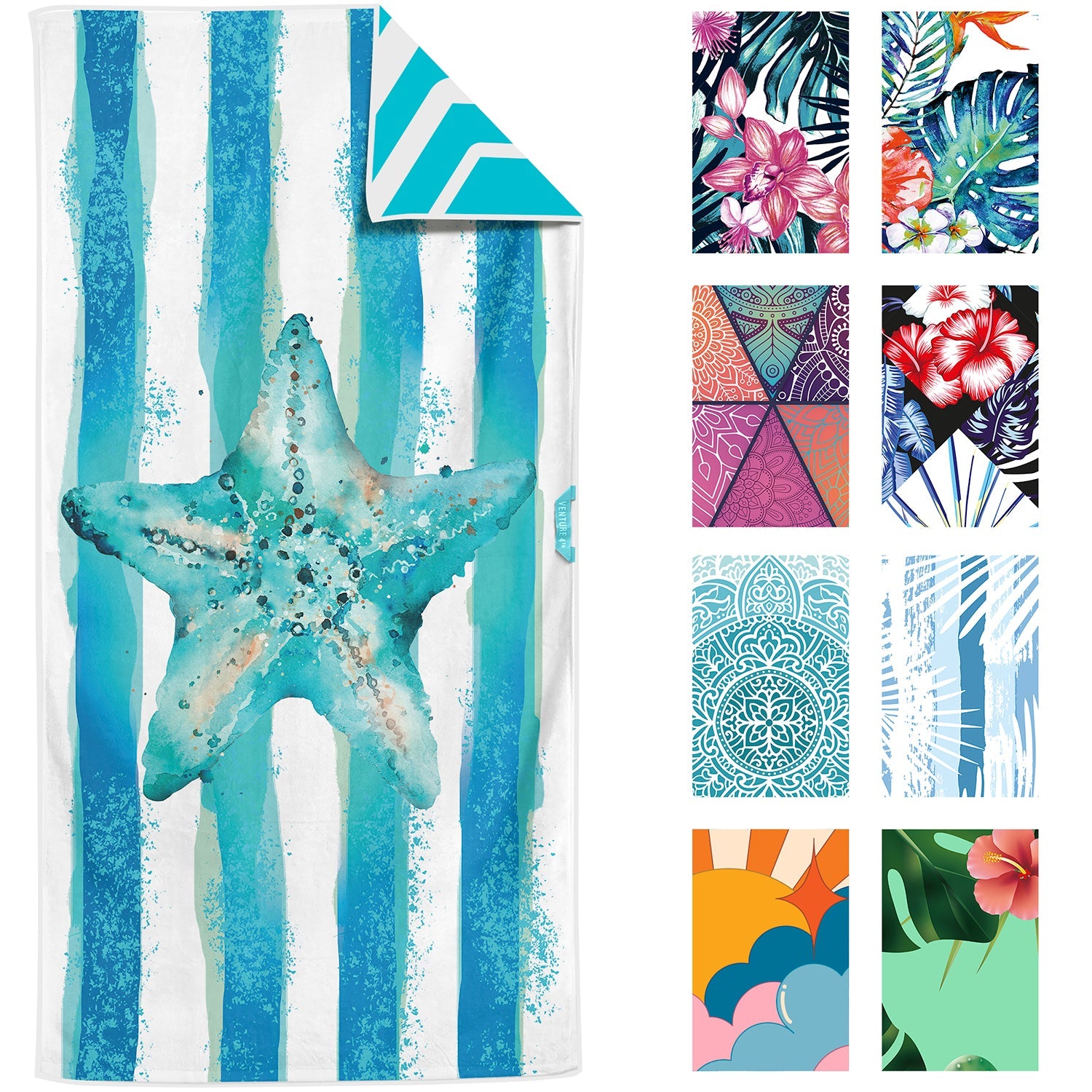 Microfiber Beach Towel - We The Collective