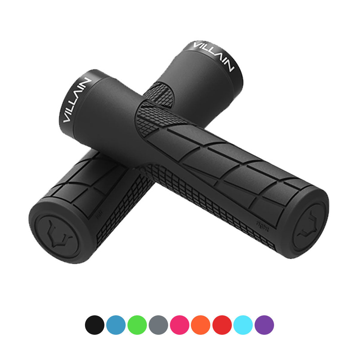 ZEITBIKE Villain Arrest 1st Offense MTB grips with textured rubber surface and ergonomic design for mountain biking comfort