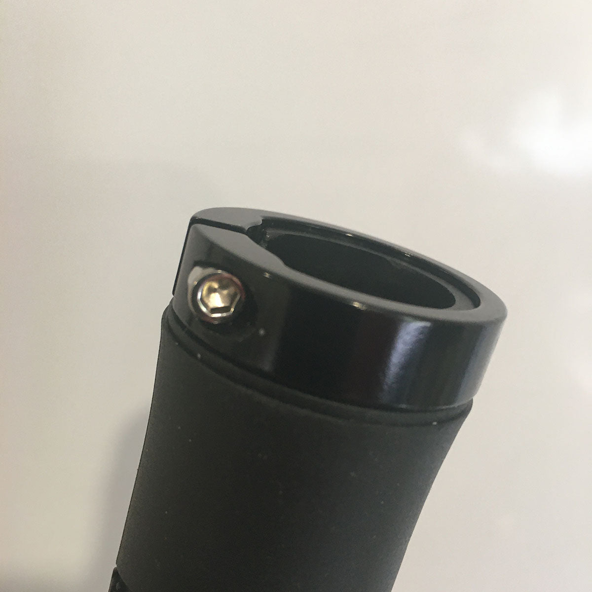 ZEITBIKE Villain Arrest 1st Offense MTB grips showing textured rubber surface and ergonomic design for mountain biking comfort.
