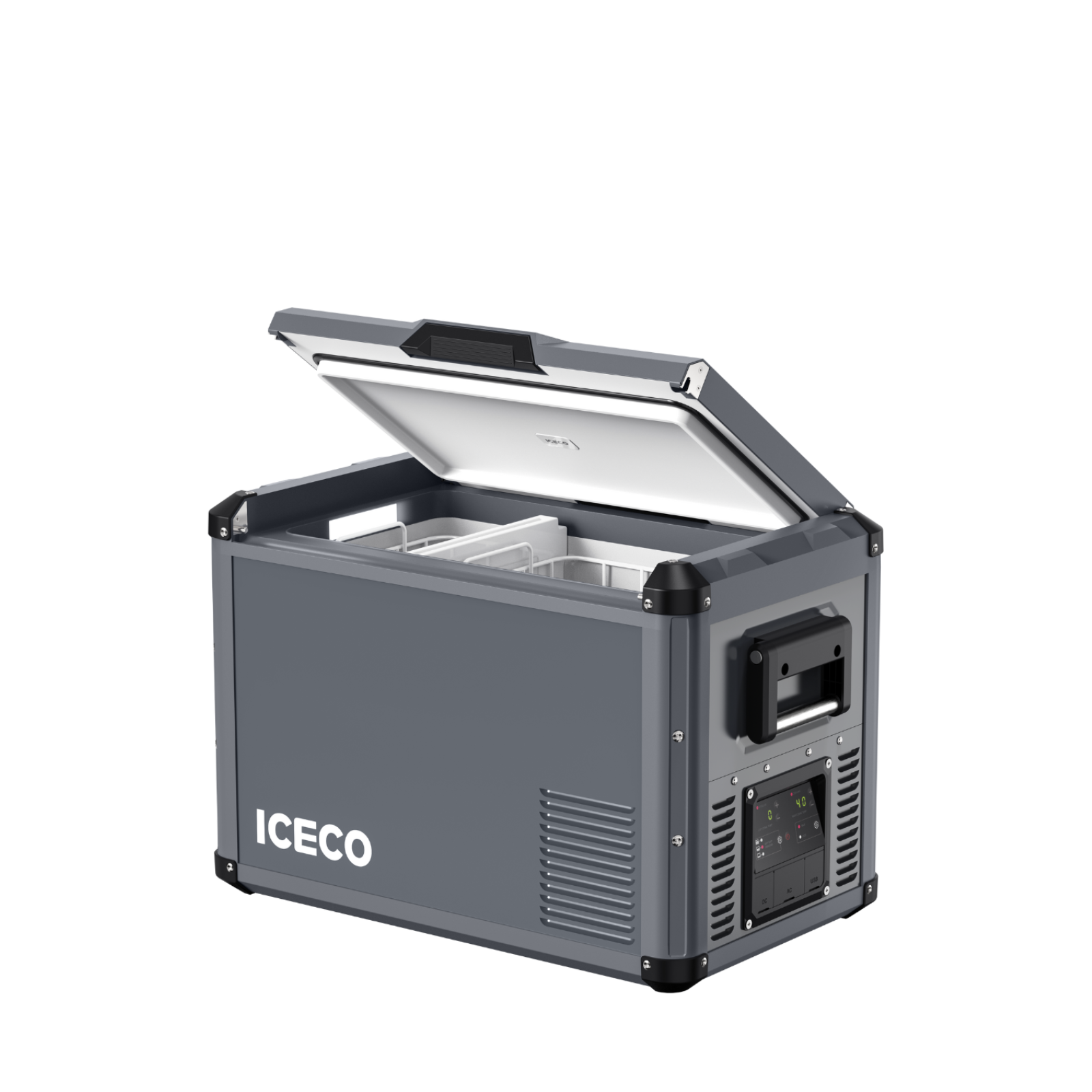 VL45ProD Dual Zone Portable Freezer - Gray | ICECO - We The Collective