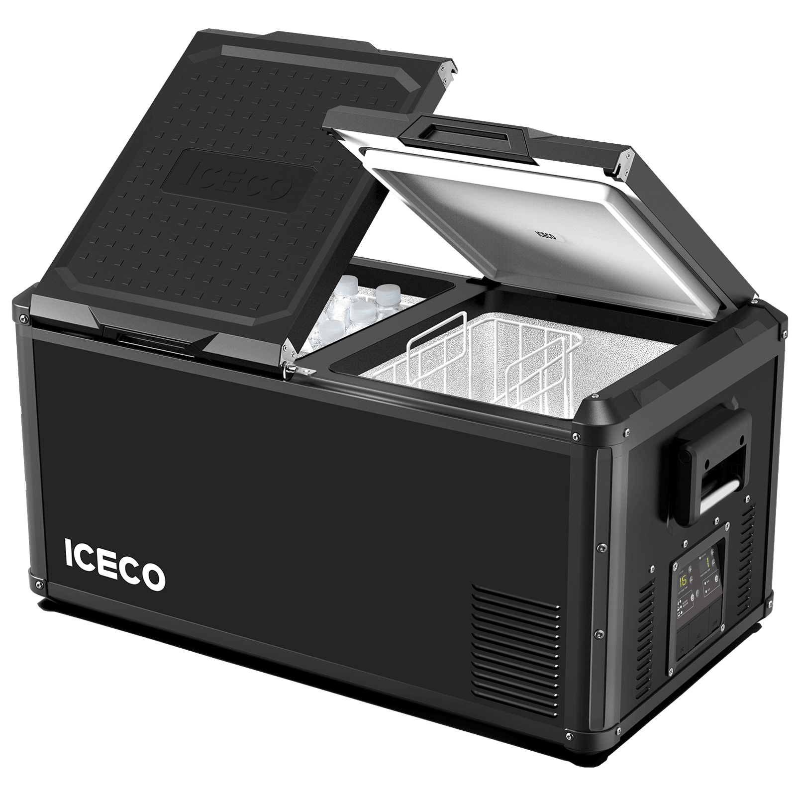 VL90ProD Dual Zone RV 12 volt Fridge Plug in Cooler | ICECO | 90 LT - We The Collective