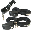 KEYED Locking Tie Down Straps w/ Interwoven Braided Steel Cables-Paddleboard-Surf-Kayak - We The Collective