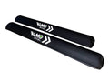 Vamo Life 30" and 18" Aero Bar Rack Pads for paddleboards, surfboards, and kayaks on a rack, providing padding and protection