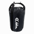 Vamo Life roll top dry bag in black, waterproof material, designed for outdoor and water sports storage.