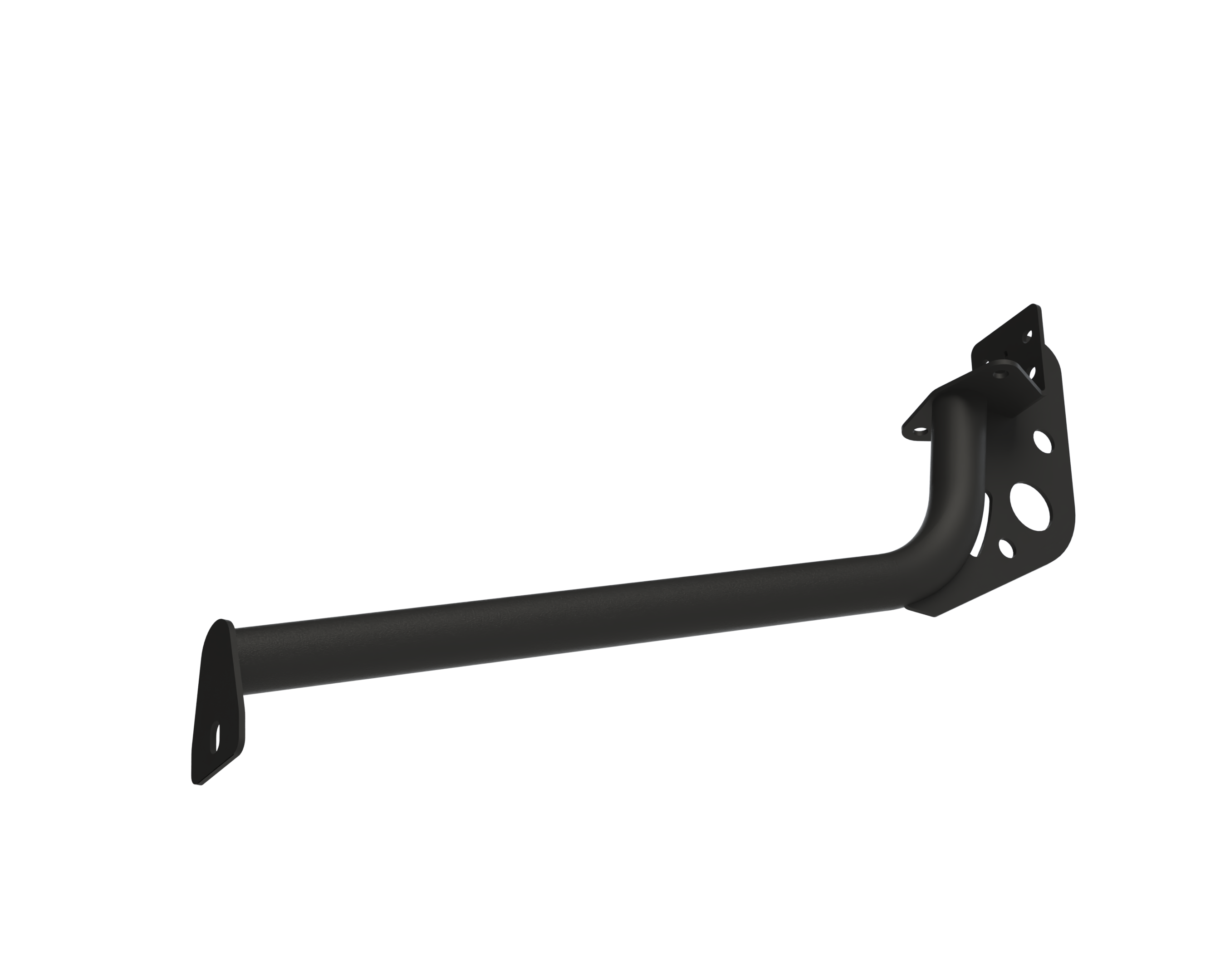 Curved tube support part for Sprinter side step by The Van Mart, showing durable construction and precise fit.