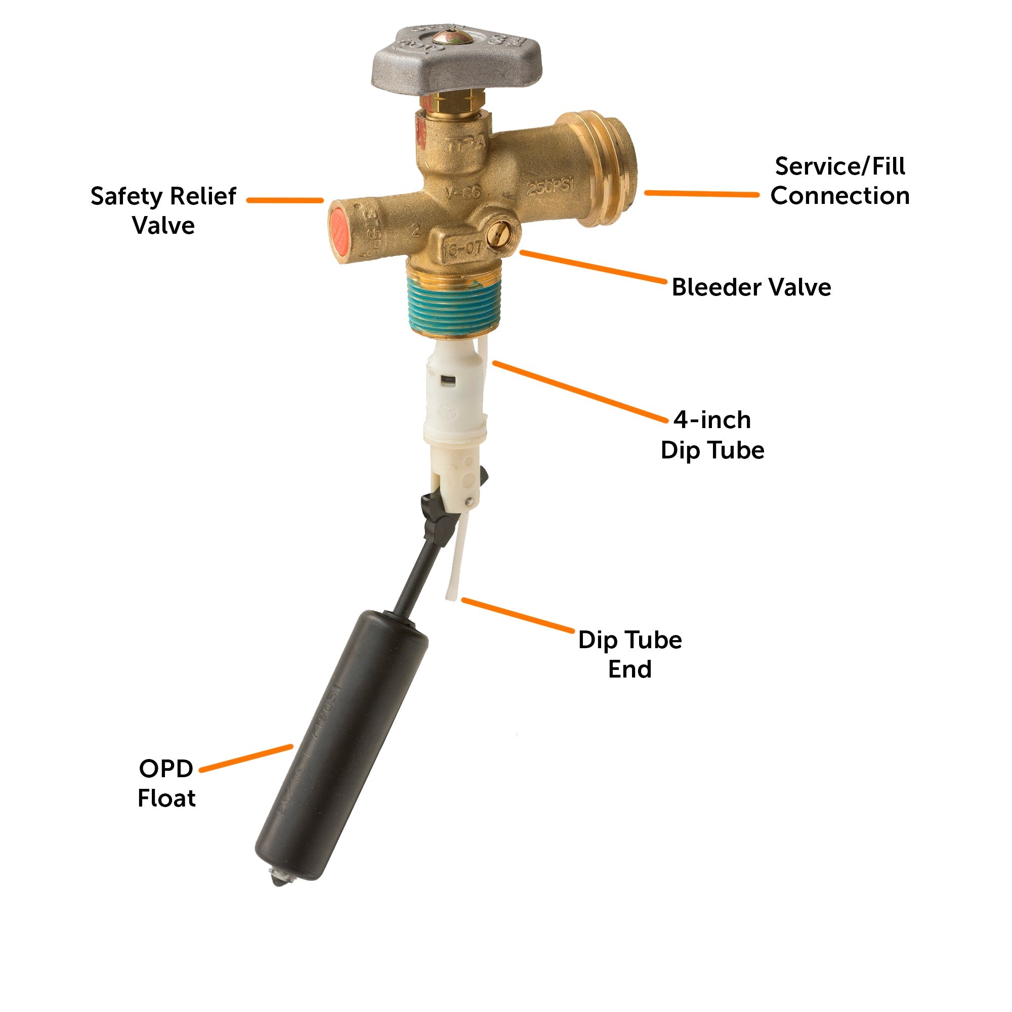 Flame King 20lb OPD Valve - We The Collective