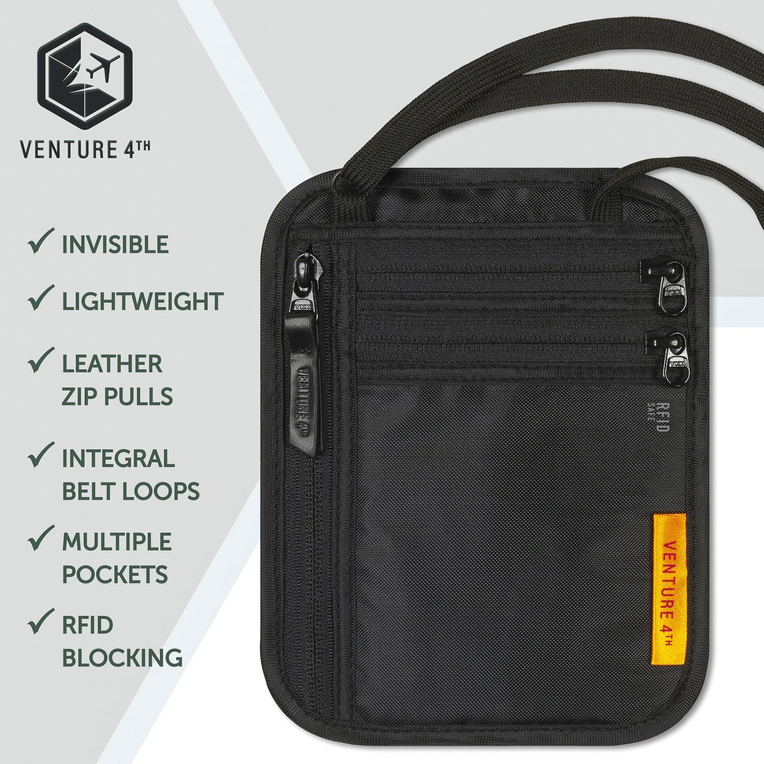 Slim Minimalist Design Travel Neck Wallet - OVERLANDERS Outfitter