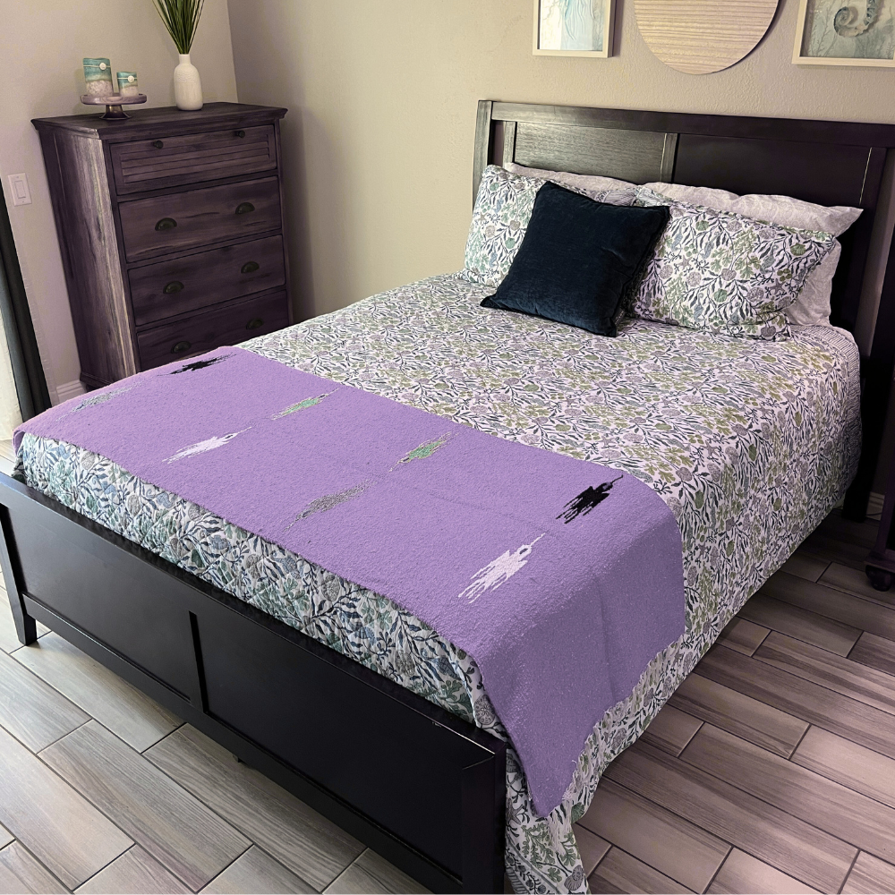 Violet Thunderbird Baja Yoga Blanket - OVERLANDERS Outfitter
