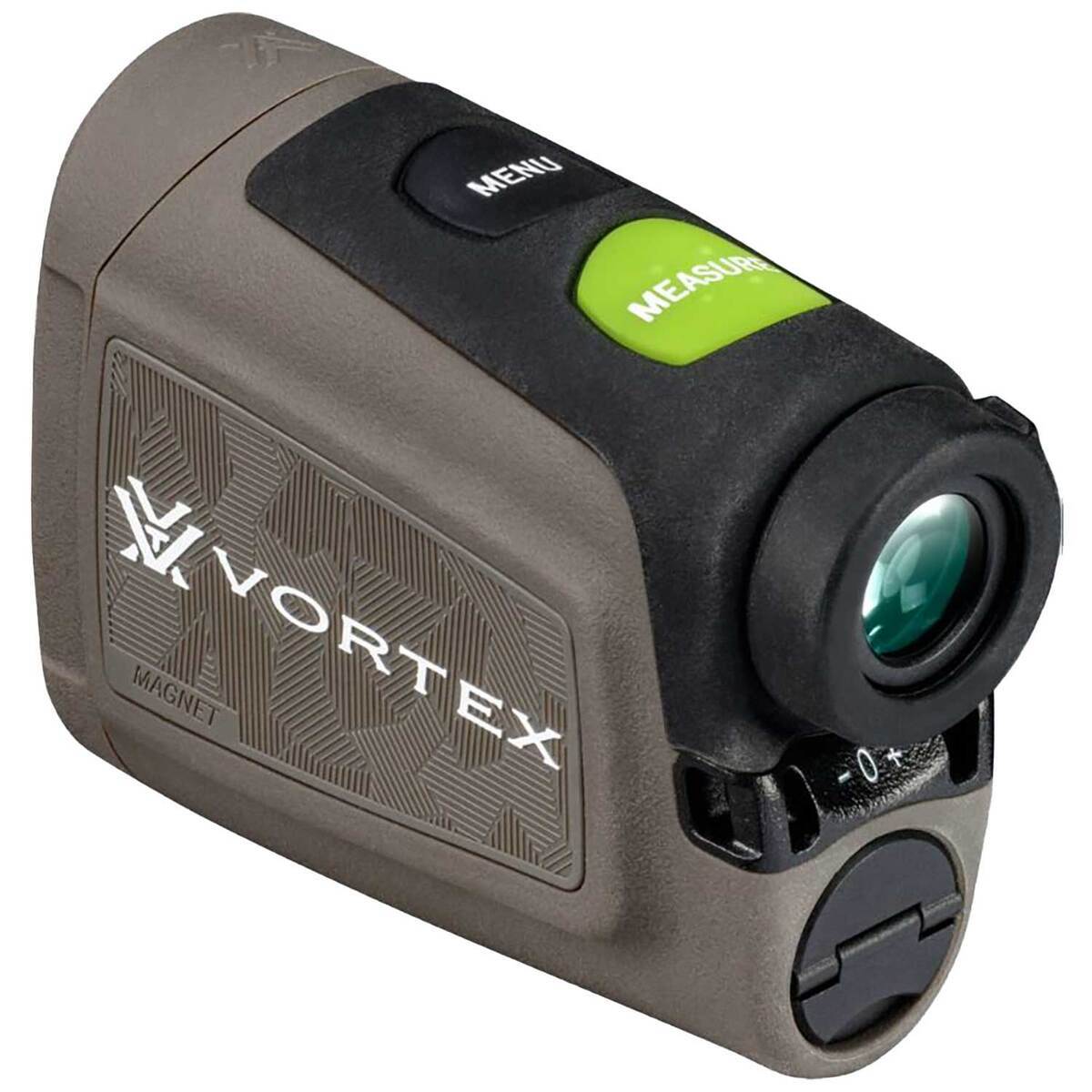 Vortex Blade golf laser rangefinder by ParWestGolf showing a compact electronic device with measurement display in a close-up shot.
