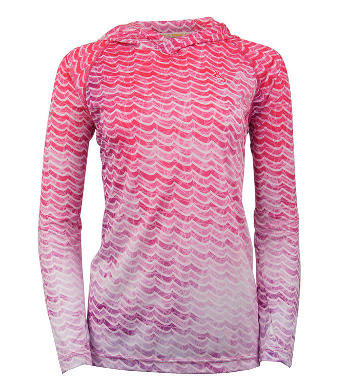 Women's Waves L/S UV Fishing Hoodie - We The Collective