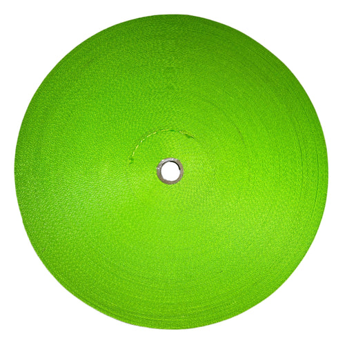 1" Safety Green Premium, Heavy Duty Webbing - 3,500 lb. MBS | SAFETY GREEN - OVERLANDERS Outfitter