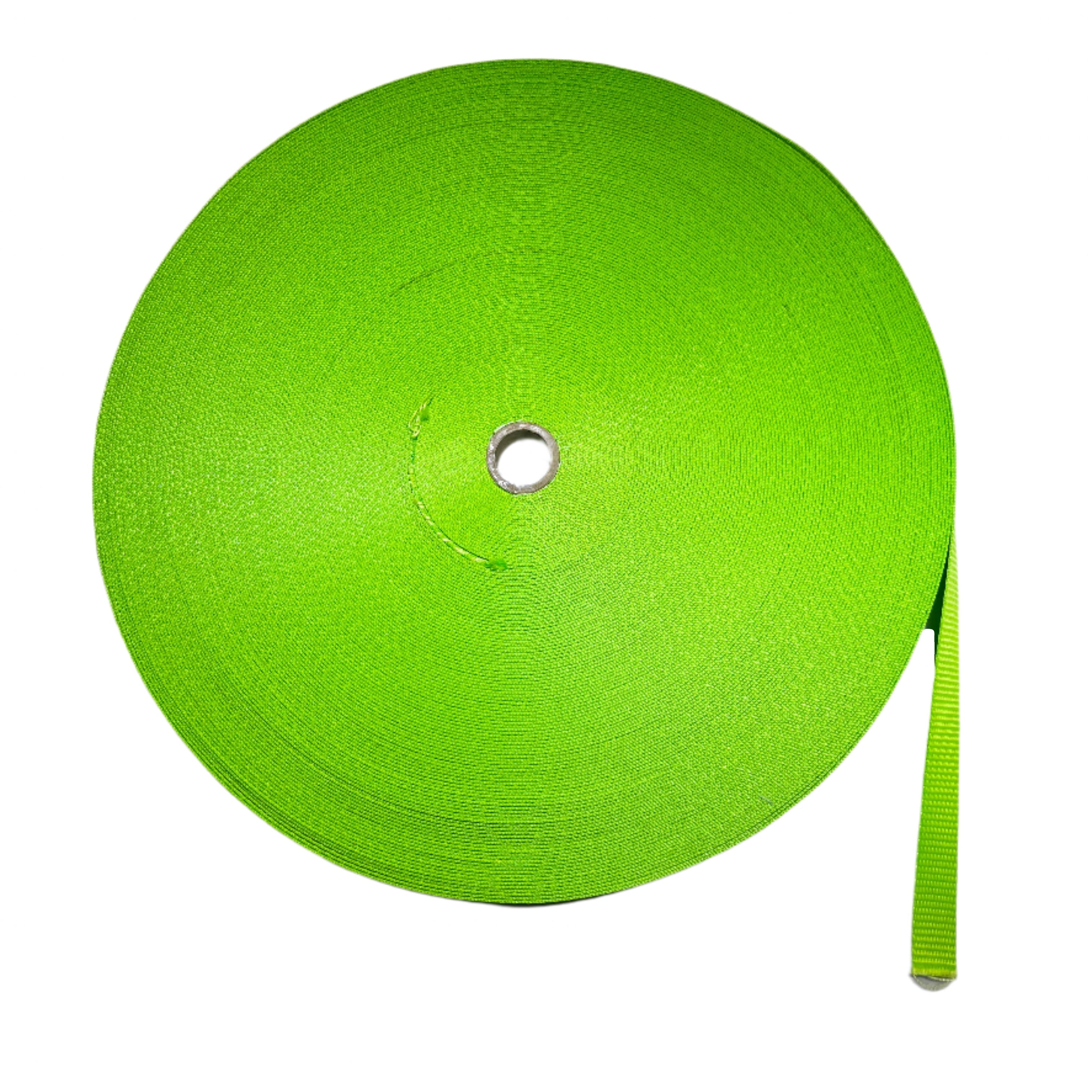 1" Safety Green Premium, Heavy Duty Webbing - 3,500 lb. MBS | SAFETY GREEN - OVERLANDERS Outfitter