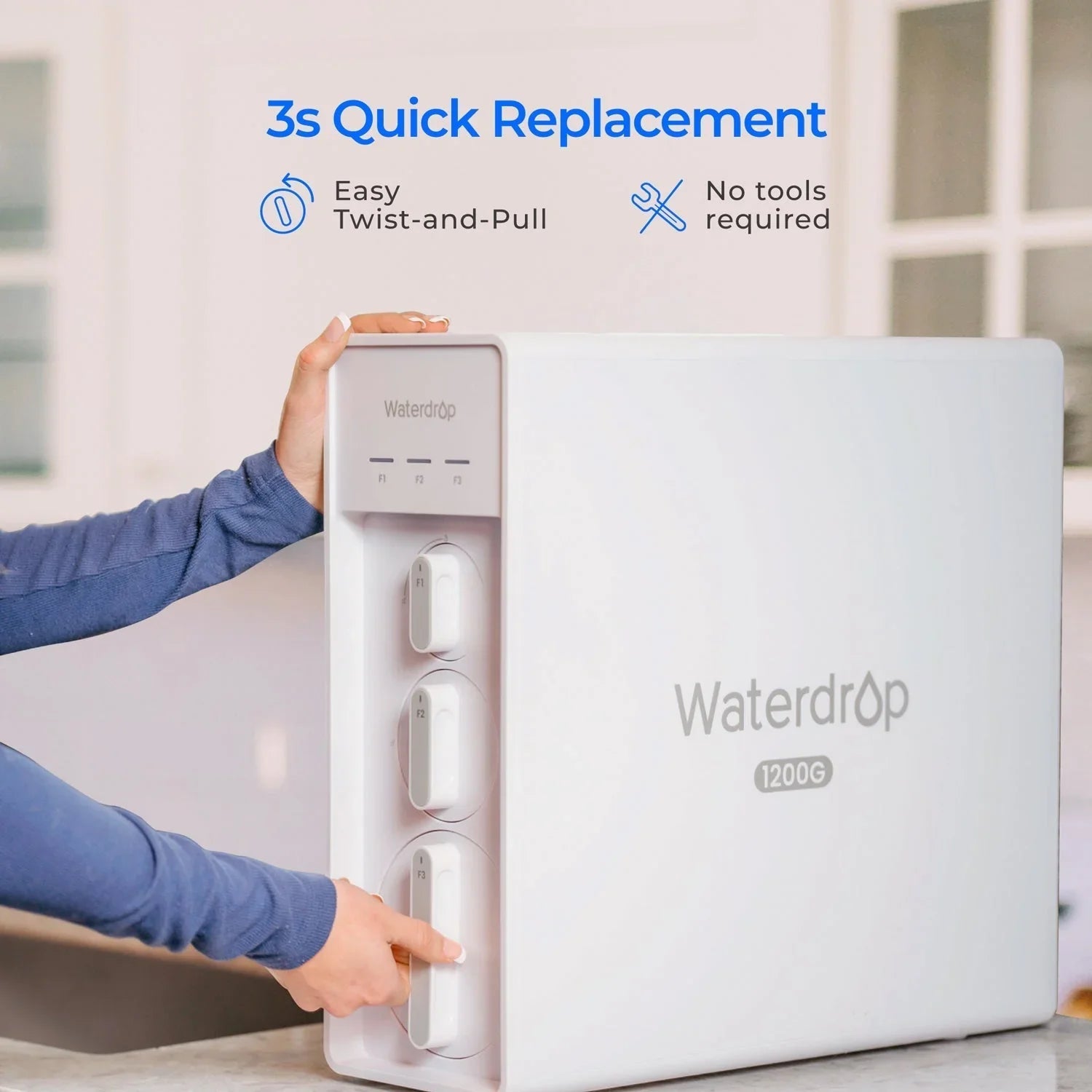 Waterdrop F3 Filter X12 Reverse Osmosis System | 1200 GPD - We The Collective