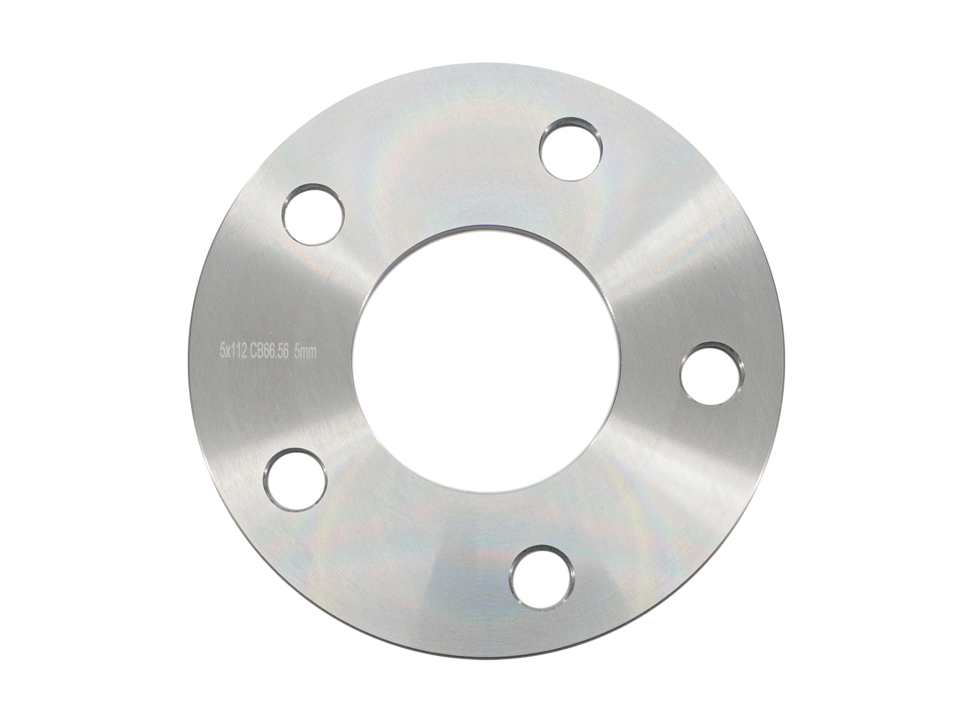 Top-down view of GoWesty aluminum wheel spacer for Vanagon, showcasing the unclassified wheel spacer's design and finish.