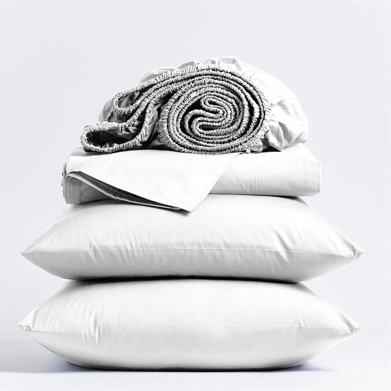Full size White 100-Percent Certified Organic Cotton Sheet Set - OVERLANDERS Outfitter