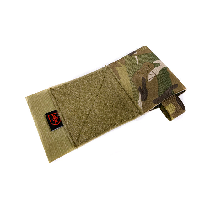 HCC Tactical Warrior Poet Society Multi Hanger Pouch in Multicam, showcasing tactical gear design and multiple attachment points.